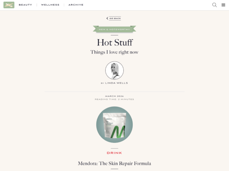 Hot Stuff Things I love right now